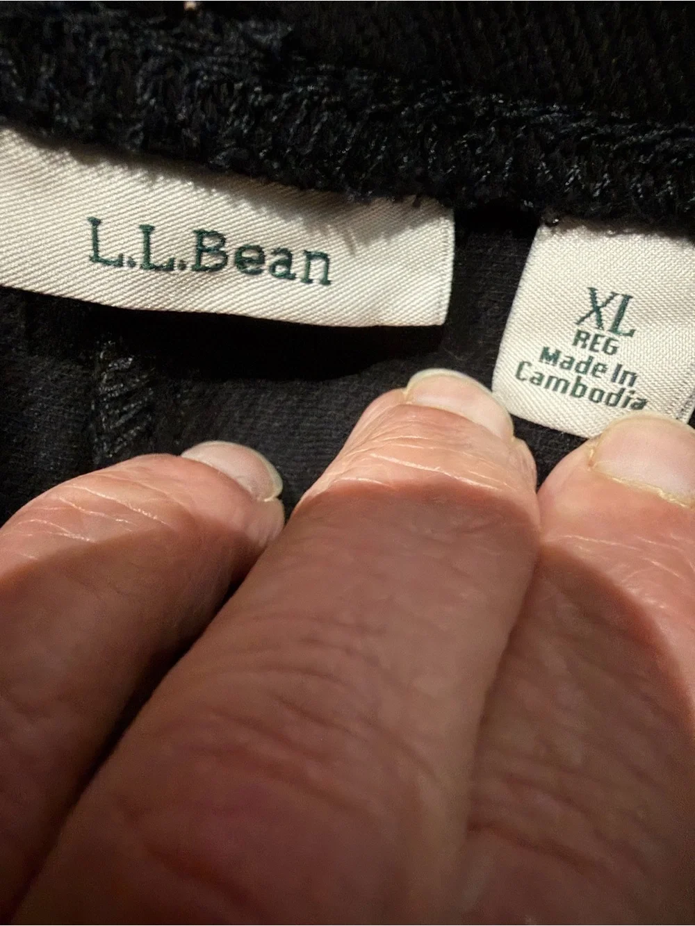 NWOT L.L. Bean Perfect Fit High-Rise Pull On Pants, Denim Straight-Leg‎